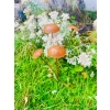 Figurka grzyby RUSTYKALNY OGRÓD DONICZKA ozdoba dekoracja jesień las 50cm